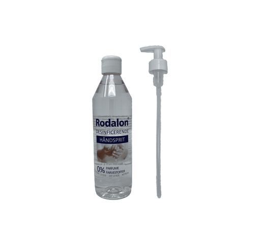 Hånddesinfektion 70% 500ml m/glycerin flydende m/pumpe